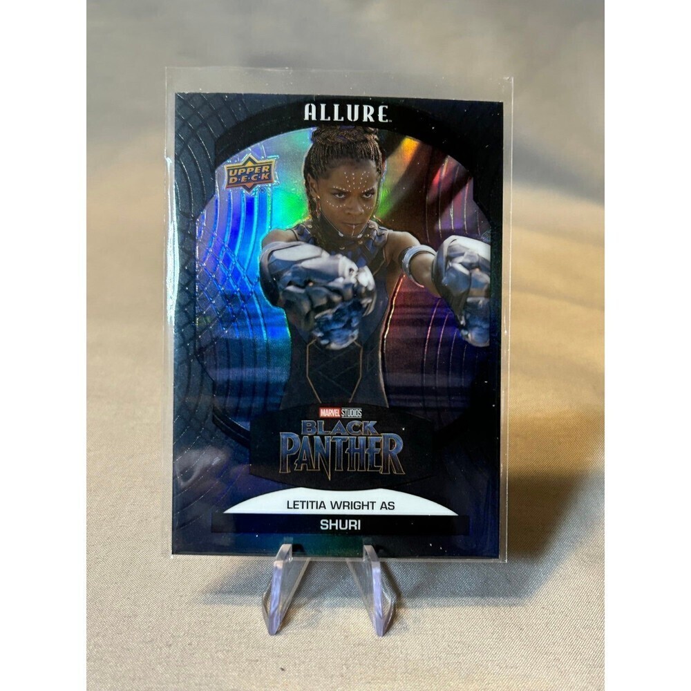 Marvel Upper Deck Allure Black Panther Shuri Black Rainbow Card